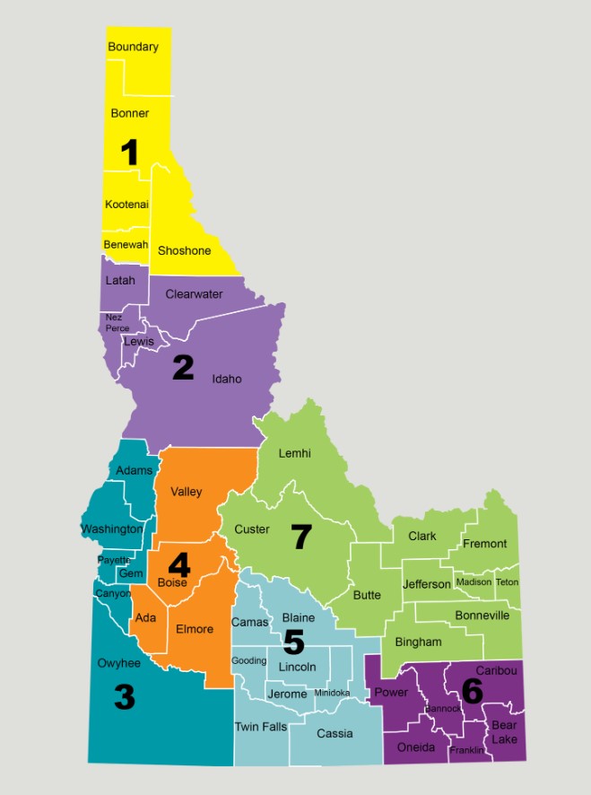 Idaho Victim Assistance Jurisdictions